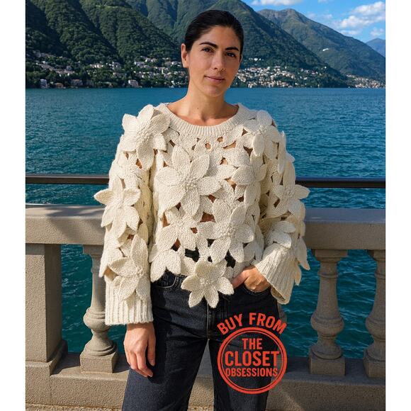 RARE!!! ZARA Cut Out Sweater NWT - Picture 2 of 16